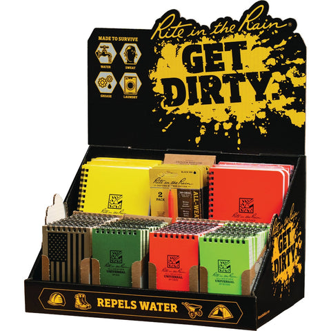 Rite in the Rain Notebook9; Mfg #MD-WH-POP