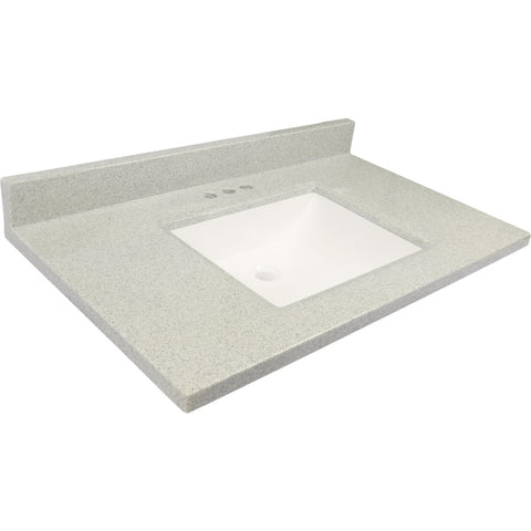 Modular Vanity Tops Rectangular Wave Vanity Top; Mfg #2237W4101101B010210