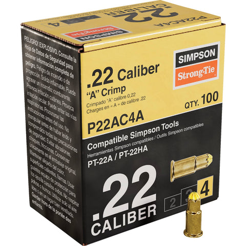 Simpson Strong-Tie 0.22 Powder Load; Mfg #P22AC4A
