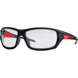 Milwaukee High Performance Safety Glasses with Clear Lenses; Mfg #48-73-2020