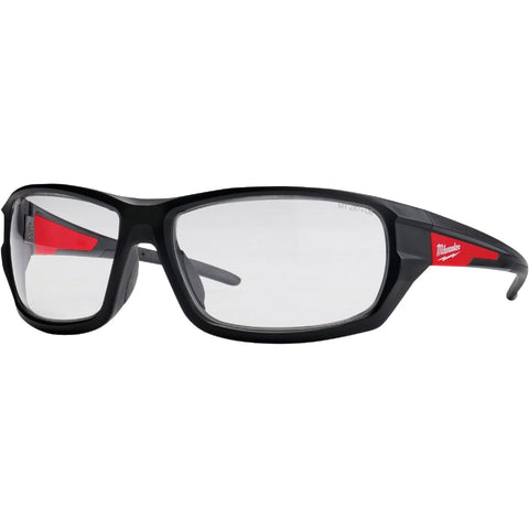 Milwaukee High Performance Safety Glasses with Clear Lenses; Mfg #48-73-2020