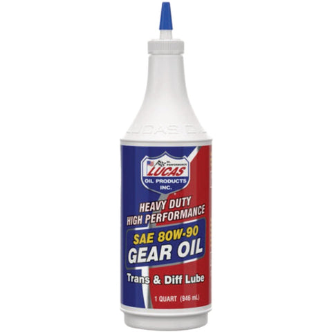 Lucas Oil SAE 80W-90 Gear Oil; Mfg #LUCA10043