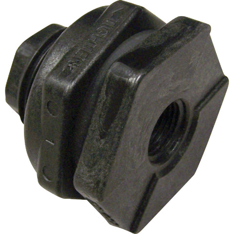Abbott Rubber Poly-Alloy Bulkhead Adapter; Mfg #TF12PE