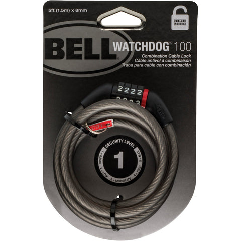 Bell Sports Watchdog Preset Combination Bicycle Lock; Mfg #7120954