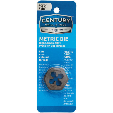 Century Drill & Tool Metric Hex Die; Mfg #97609