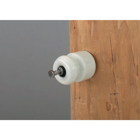 Dare Standard Nail-On Porcelain Line Electric Fence Insulator; Mfg #16D-25 N