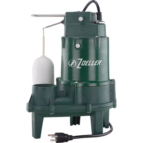 Zoeller Pro Cast Iron Sewage Ejector Pump; Mfg #1263-0001