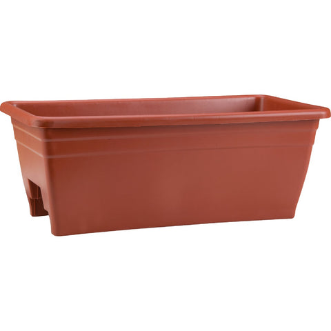 Myers Terra Cotta Deck Rail Planter; Mfg #SPX24DBOE35