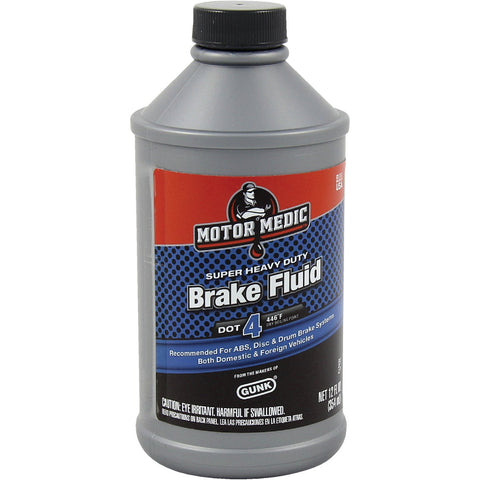 MotorMedic Super Heavy-Duty DOT 4 Brake Fluid; Mfg #M4512/6