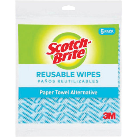 Scotch-Brite Reusable Surface Cleaning Wipe; Mfg #9053-12-SM