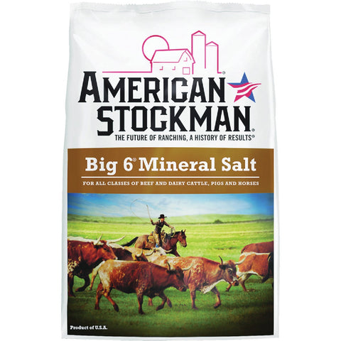 American Stockman Big 6 Mineral Salt; Mfg #768407