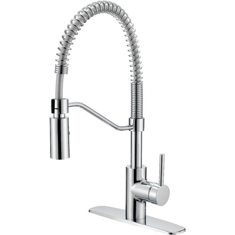 Home Impressions Commercial Pull-Down Kitchen Faucet; Mfg #FP4AF271CP-JPA9