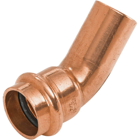 NIBCO FTG 45 Degree Press Copper Elbow; Mfg #9046200PCU