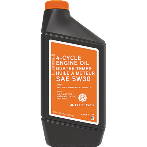 Ariens 5W30 Winter Blend Engine Oil; Mfg #70706800