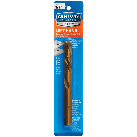 Century Drill & Tool Left Hand Drill Bit; Mfg #74132