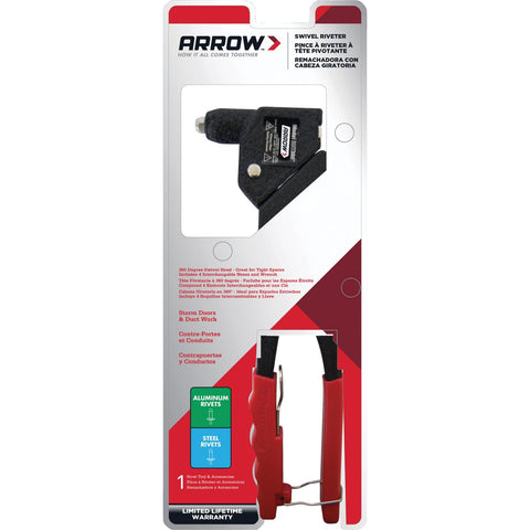 Arrow Swivel Head Rivet Tool; Mfg #RHT300