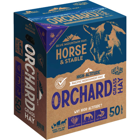 Blue Mountain Hay Orchard Grass Hay; Mfg #OGB-50LB