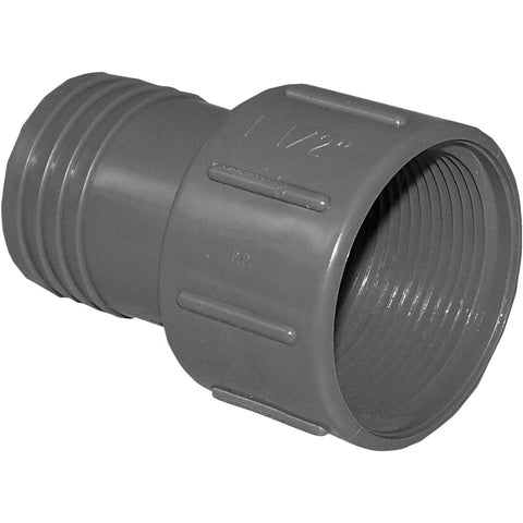 Boshart Female Insert Polypropylene Hose Adapter; Mfg #UPVCFA-15