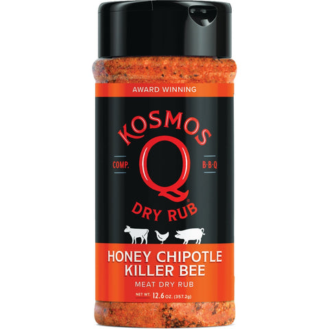 KOSMOS Q Honey Chipotle Killer Bee Meat Rub; Mfg #RUB-KBC-SHK
