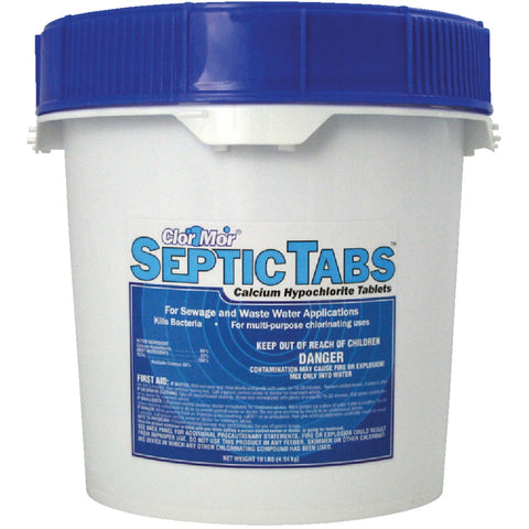 Clor Mor Septic Tabs Chlorine Tablet; Mfg #F013010040EP