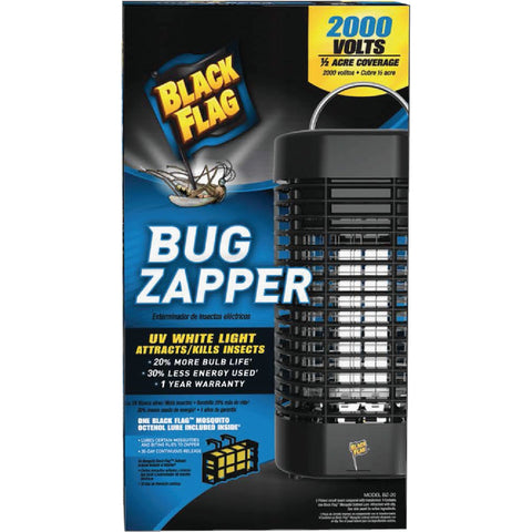 Black Flag 1/2-Acre Outdoor Insect Killer Bug Zapper; Mfg #BZ-20