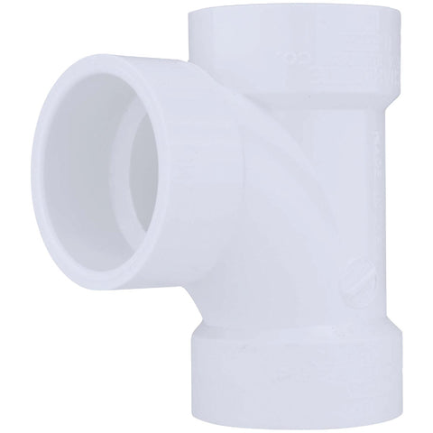 Charlotte Pipe Schedule 40 Sanitary Tee; Mfg #PVC 00400  0600HA