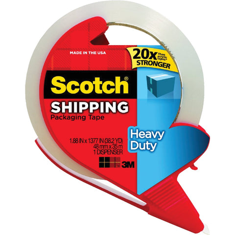 Scotch Packaging Tape with Refillable Dispenser; Mfg #3850S-RD