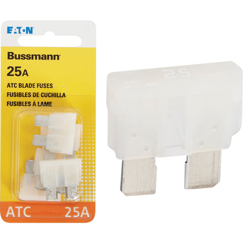 Bussmann ATC Blade Automotive Fuse; Mfg #BP/ATC-25-RP