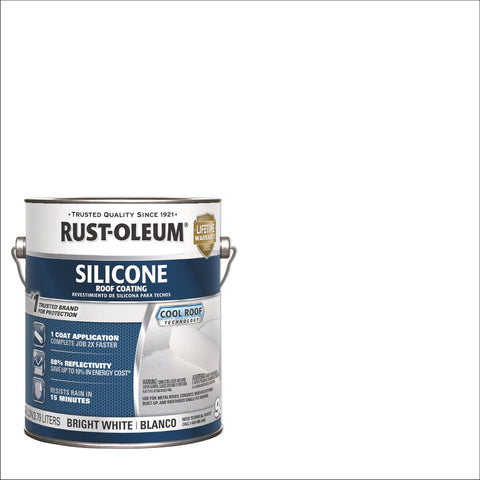 Rust-Oleum 985 Silicone Roof Coating, White; Mfg #363836