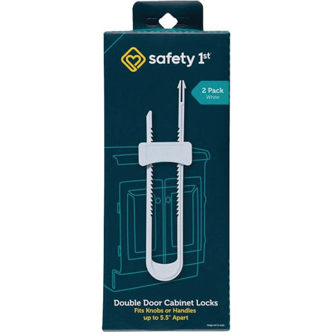 Safety 1st Double Door Cabinet & Drawer Lock; Mfg #48481