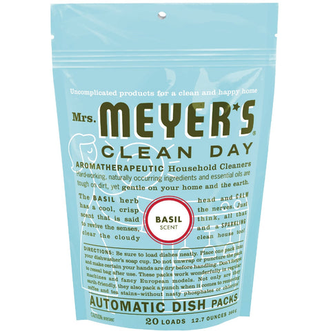 Mrs. Meyer's Clean Day Dishwasher Detergent Soap Packs; Mfg #14464