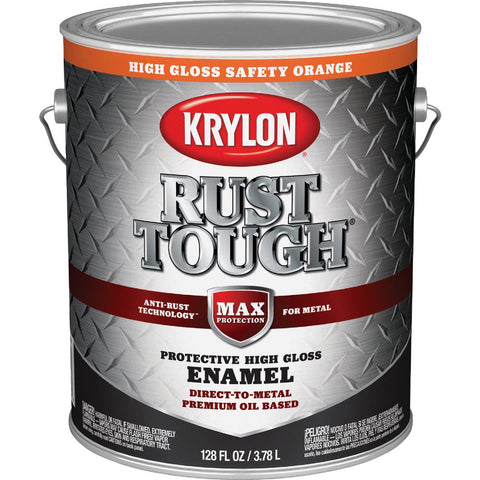 Krylon Rust Tough Safety Color Rust Control Enamel; Mfg #K09768008
