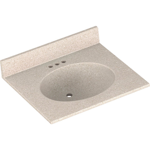 Bertch Oasis Vanity Top with Oval Bowl; Mfg #OL-9-2-NOB2522M