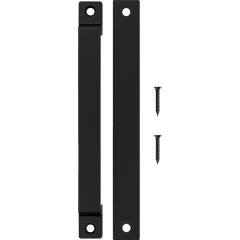 National Hardware 10 In. Black Modern Gate Pull; Mfg #N166-022