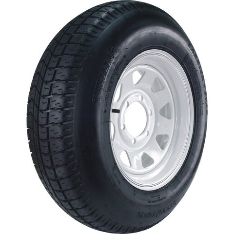 Kenda Loadstar 225/75D Trailer Tire and Wheel; Mfg #DM225D5D-6CT