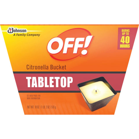 OFF! Tabletop Citronella Candle; Mfg #70801