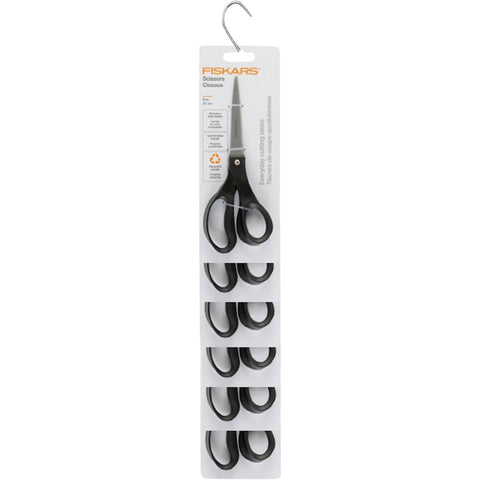 Fiskars 8 In. Multipurpose Stainless Steel Scissors Clip Strip; Mfg #1072296B