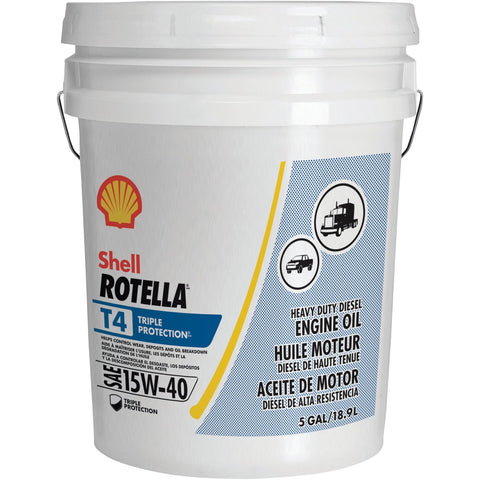 Rotella Shell T4 Triple Protection Motor Oil; Mfg #550045128