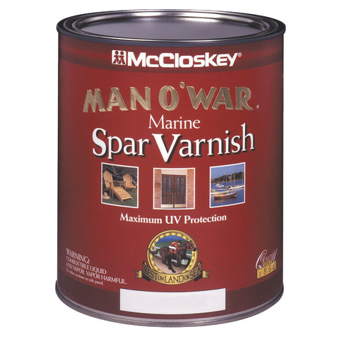 McCloskey Man O'War Spar Marine Interior & Exterior Varnish; Mfg #080.0007505.005