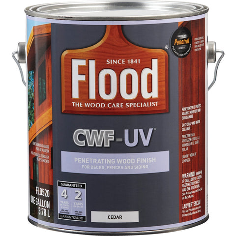 Flood CWF-UV Oil-Modified Fence Deck and Siding Wood Finish; Mfg #FLD520/01