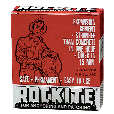 Rockite Fast Setting Cement; Mfg #10001
