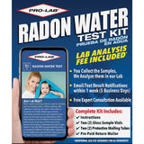 Pro Lab Radon In Water Test Kit; Mfg #RW103