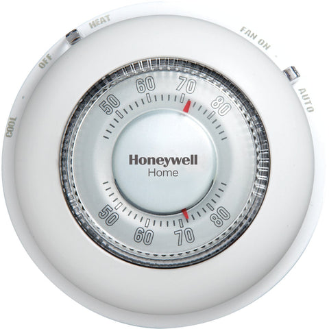 Honeywell Home Mercury-Free Round Thermostat; Mfg #CT87N1001/N