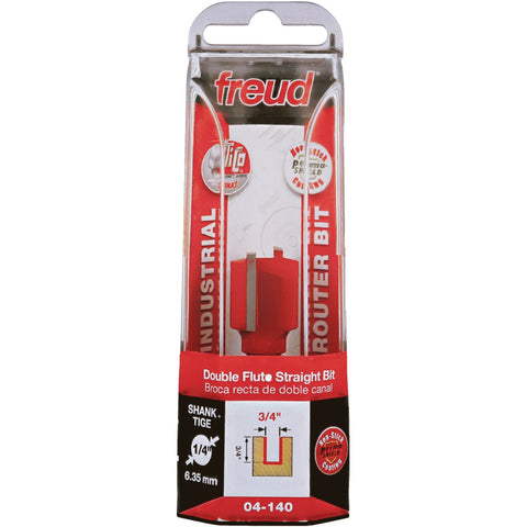 Freud Double Flute Straight Bit; Mfg #04-140
