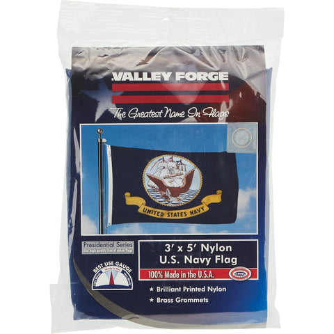 Valley Forge 3 Ft. x 5 Ft. Military Flag; Mfg #BTUSNV3