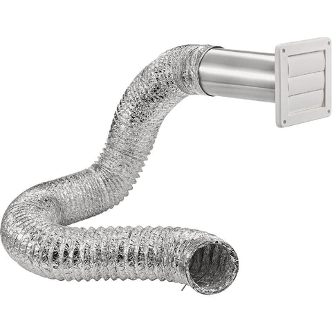 Lambro Louvered Exhaust Through-Wall Bath Fan Vent Kit; Mfg #480UL