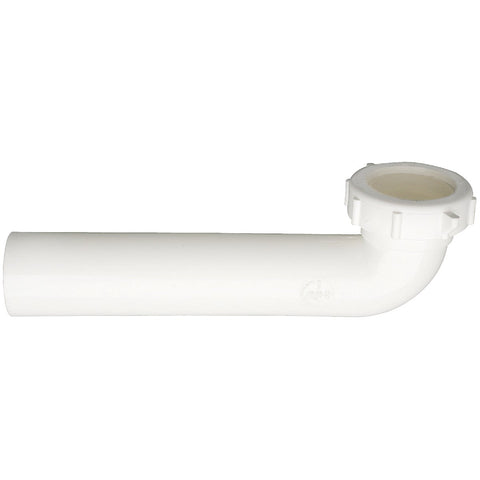 White Plastic Slip-Joint Waste Arm; Mfg #104WK