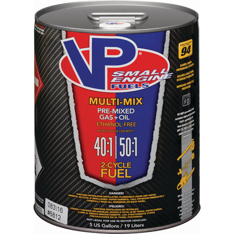VP Small Engine Fuels Ethanol-Free Multi-Mix Gas & Oil Pre-Mix; Mfg #6812