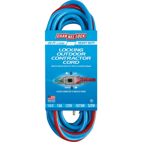 Channellock 14/3 Extension Cord; Mfg #73025LKCL