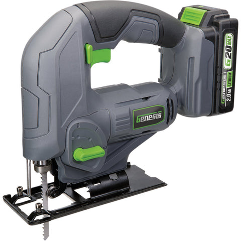 Genesis 20V Cordless Jig Saw Kit; Mfg #GLJS20B